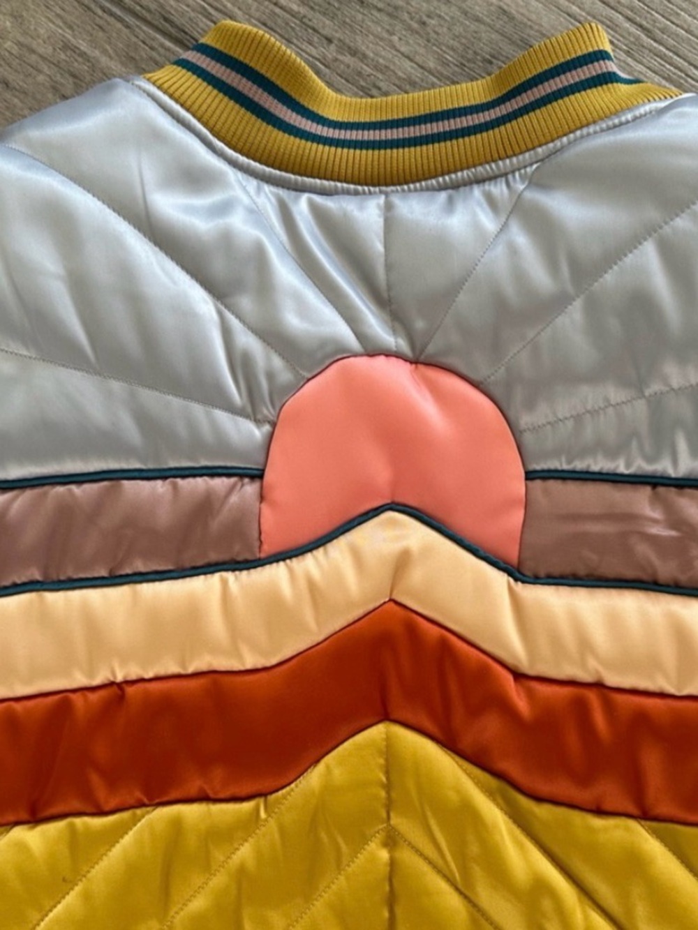 Classic Rock Couture- Sunburst Bomber Jacket -XL - Picture 8 of 11